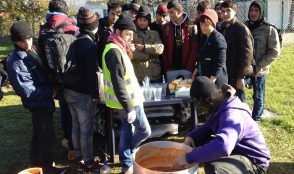 Spendenaktion für Flüchtlinge auf der Balkanroute 1