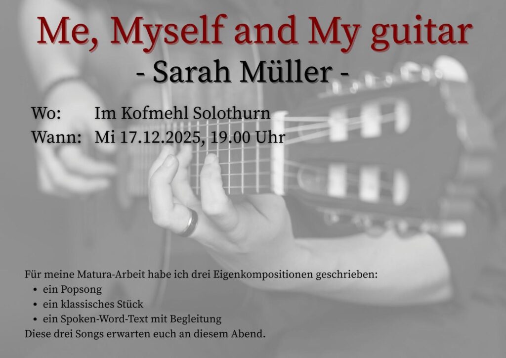 Me, Myself and My guitar